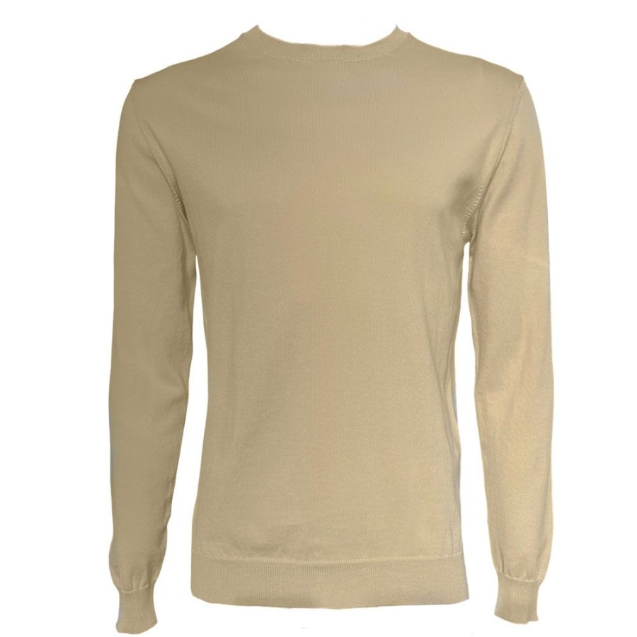 Herren Daniele Fiesoli Strik | Daniele Fiesoli - Knit Pullover Lys Beige