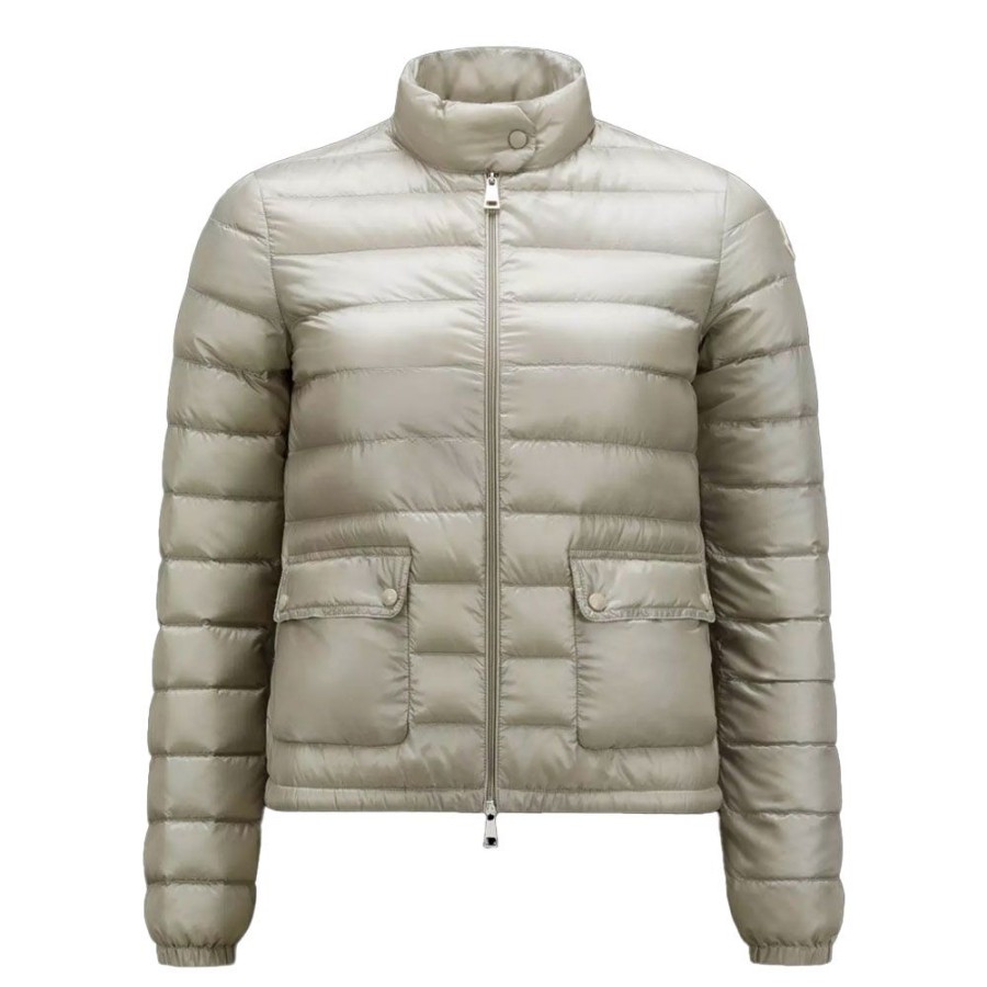 Dame MONCLER DAME Overtoj | Moncler - Lans Down Jacket Cement