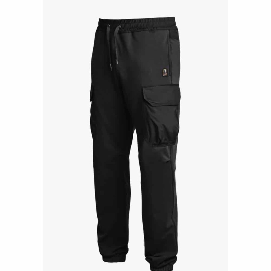 Herren Parajumpers MEN Bukser | Parajumpers - Kennet Sweatpants Sort