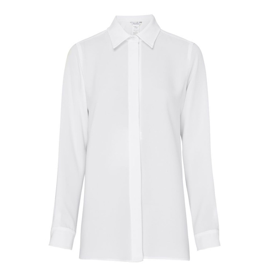 Dame MaxMara Skjorter | Max Mara - Euforia Shirt Off White