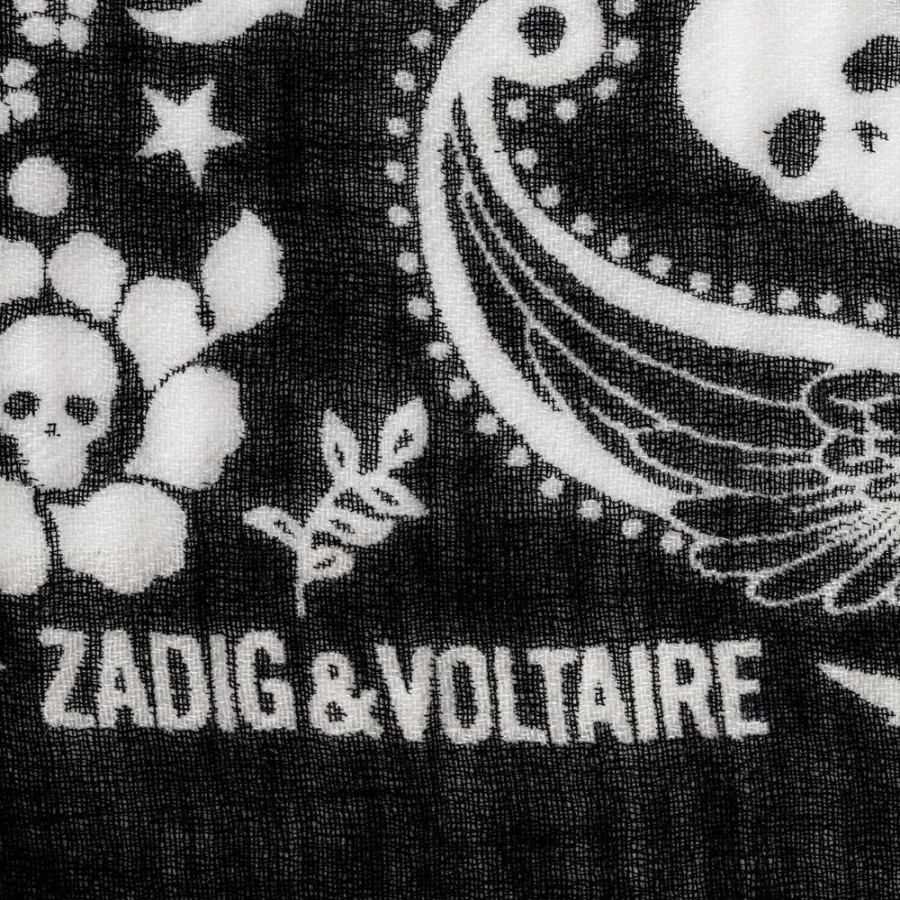 Dame ZADIG & VOLTAIRE Torklaeder | Zadig & Voltaire - Nuage Nano Cashmere Tu00F8Rklu00E6De