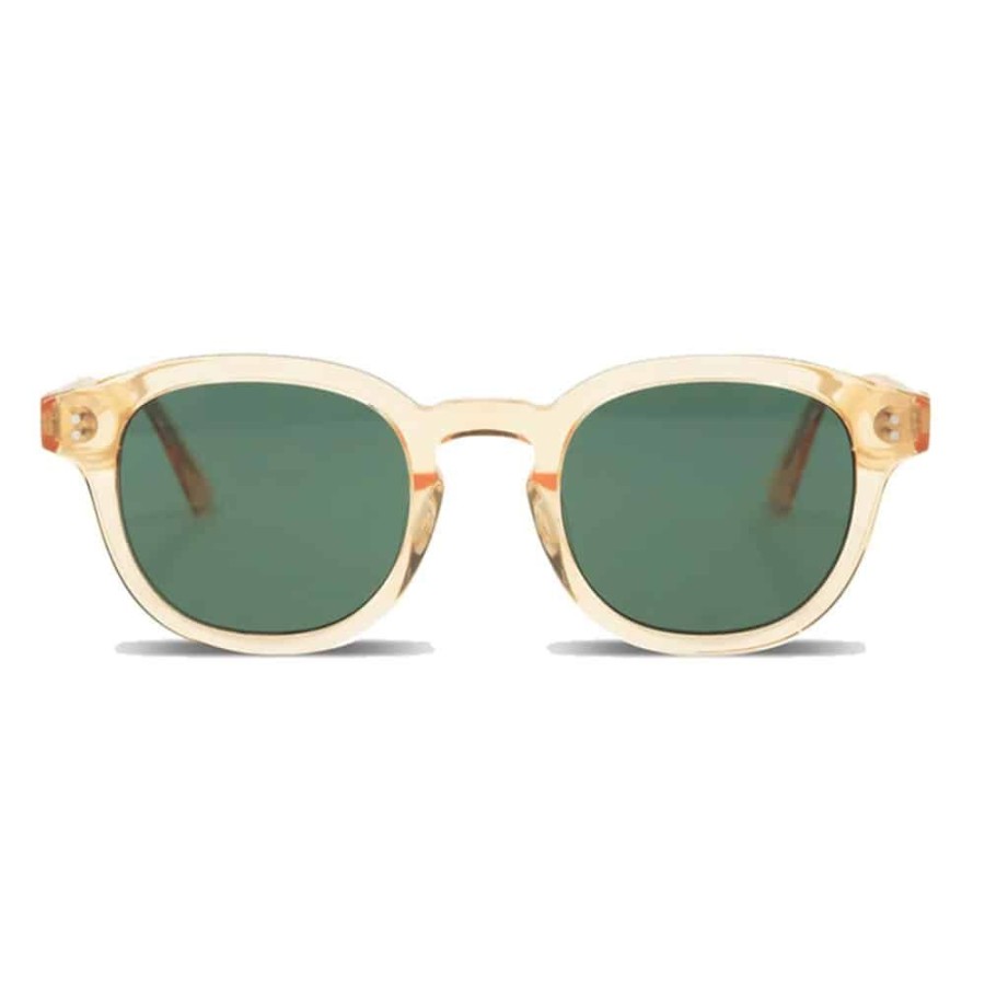 Herren Messy Weekend Solbriller | Messy Weekend - Bille Sunglasses, Green Champagne