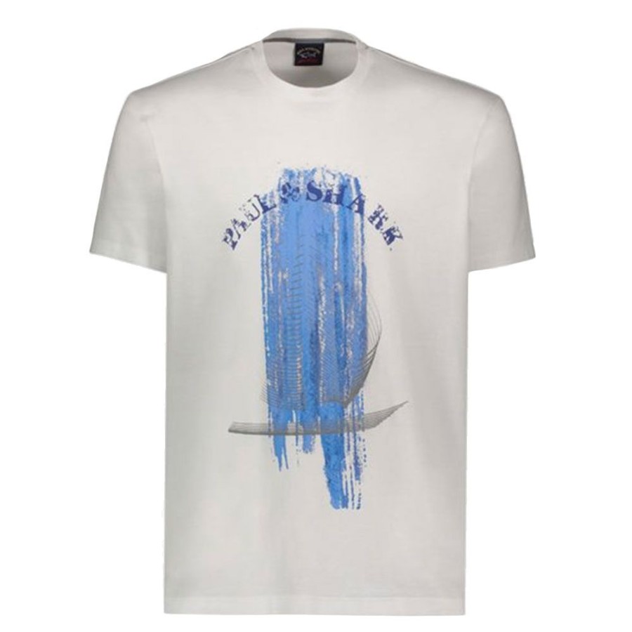 Herren Paul & Shark T-Shirts | Paul & Shark - T-Shirt Hvid