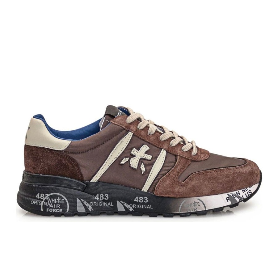 Herren Premiata Sneakers | Premiata - Lander Sneakers Brun