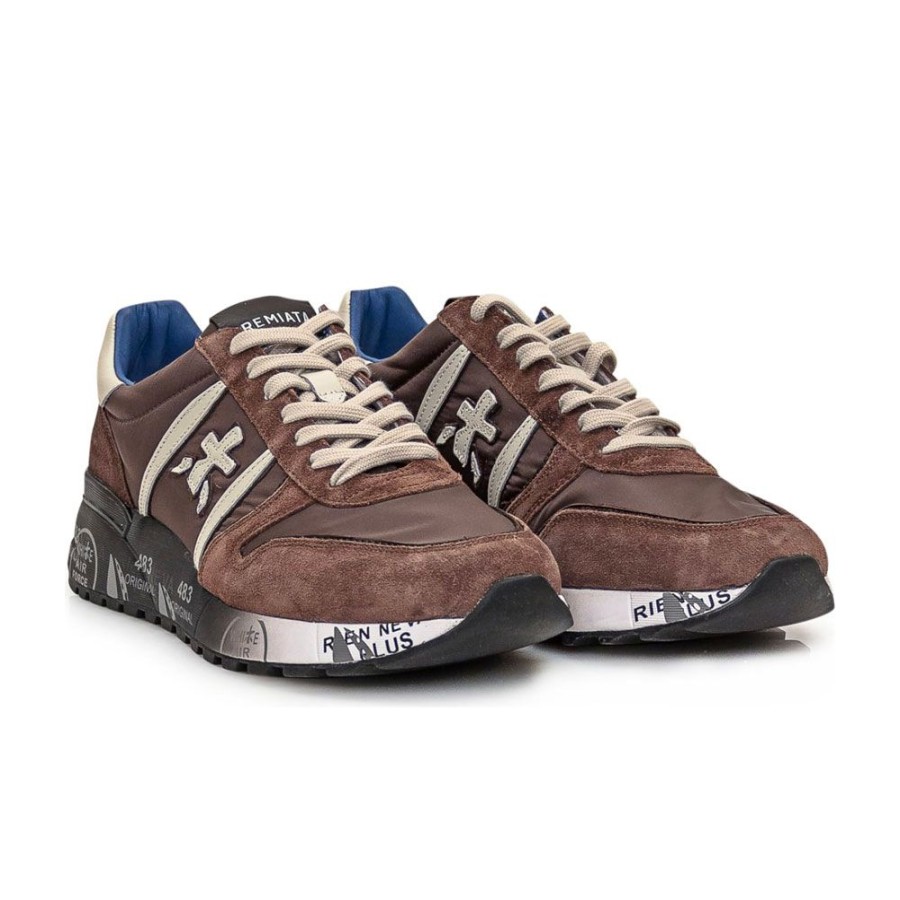 Herren Premiata Sneakers | Premiata - Lander Sneakers Brun