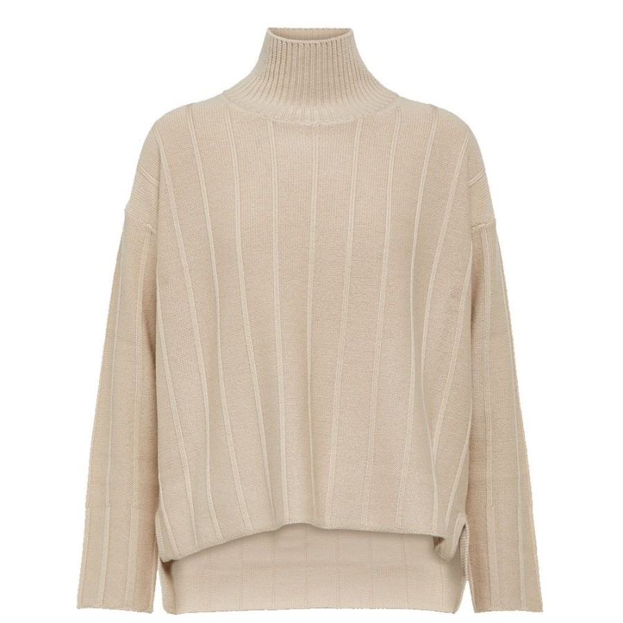 Dame MaxMara Leisure Strik | Maxmara Leisure - Beira Sweater Sand