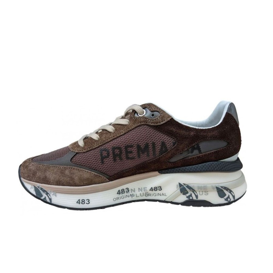 Herren Premiata Sneakers | Premiata - Moerun Sneakers Brun