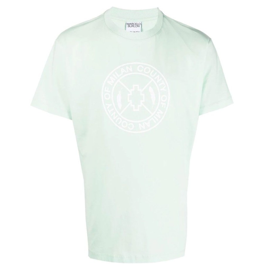 Herren Marcelo Burlon T-Shirts | Marcelo Burlon - T-Shirt Mint