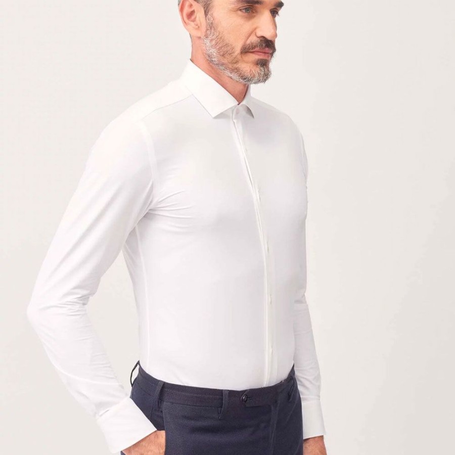 Herren Xacus MEN Skjorter | Xacus - Active Shirt Hvid