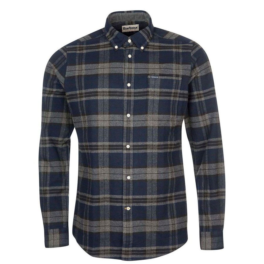 Herren BARBOUR HERRE Skjorter | Barbour - Betsom Check Shirt Ternet