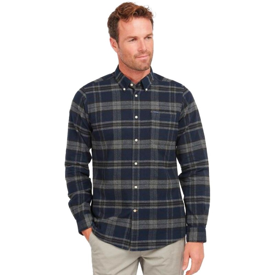 Herren BARBOUR HERRE Skjorter | Barbour - Betsom Check Shirt Ternet