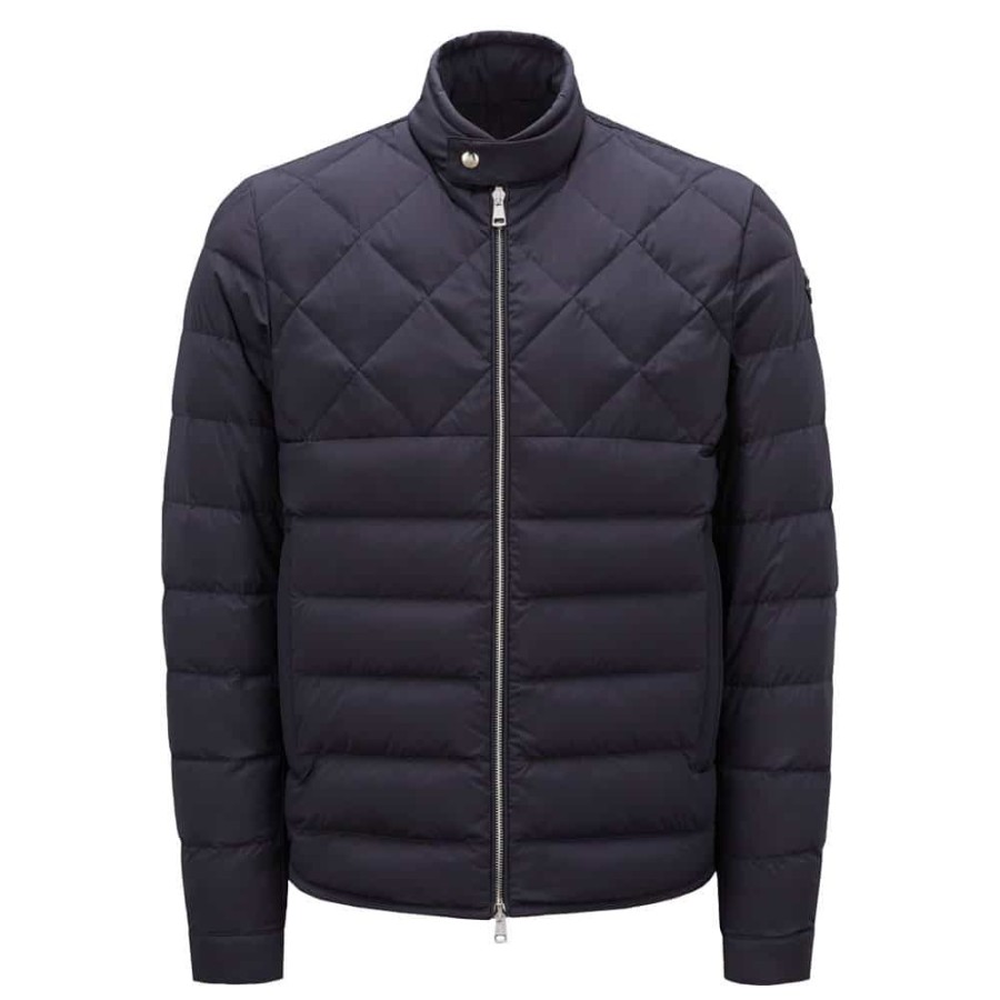 Herren MONCLER HERRE Overtoj | Moncler - Choquart Lightweight Down Jacket Navy