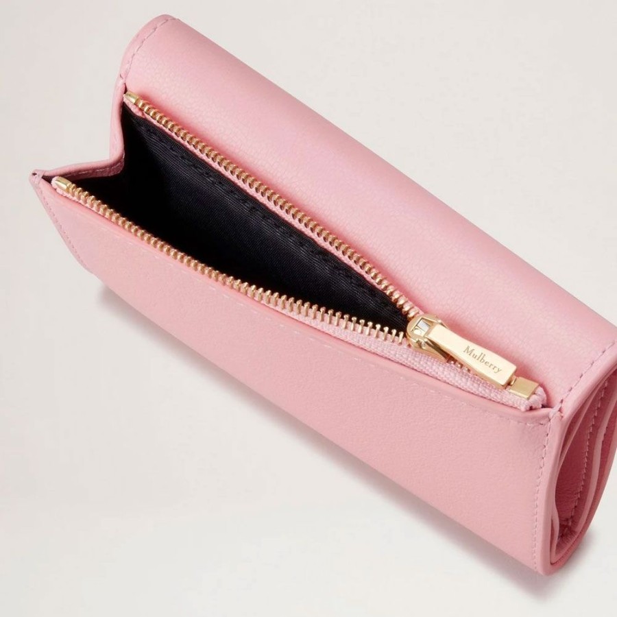 Dame Mulberry Punge | Mulberry - Folded Multicard Wallet, Powder Rose