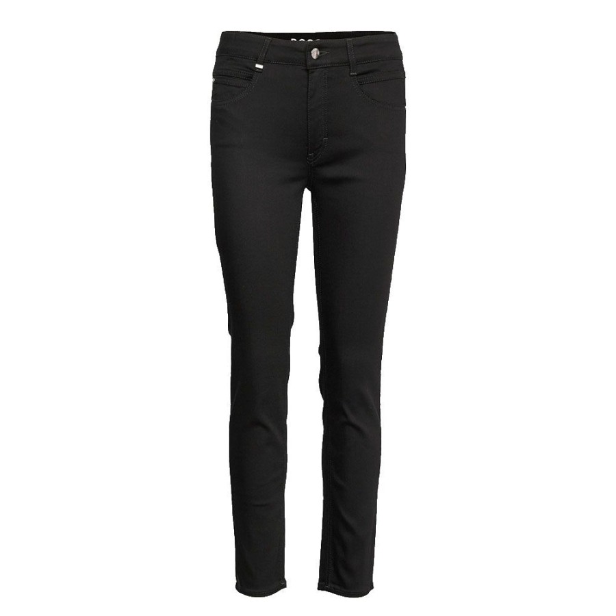 Dame BOSS WOMEN Jeans | Hugo Boss- Slim Fit Jeans Sort