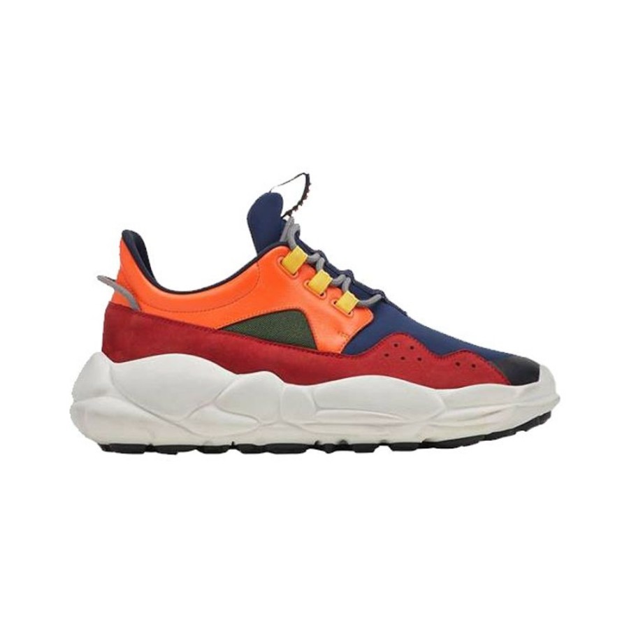 Dame Versus Versace Sneakers | Versus Versace U2013 Anatomia Runner Trainers, Blue/Red/ Orange