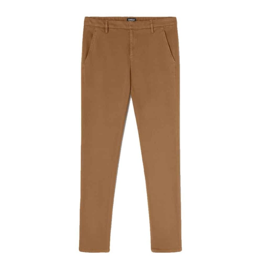 Herren Dondup MEN Bukser | Dondup - Ral Chinos Brun