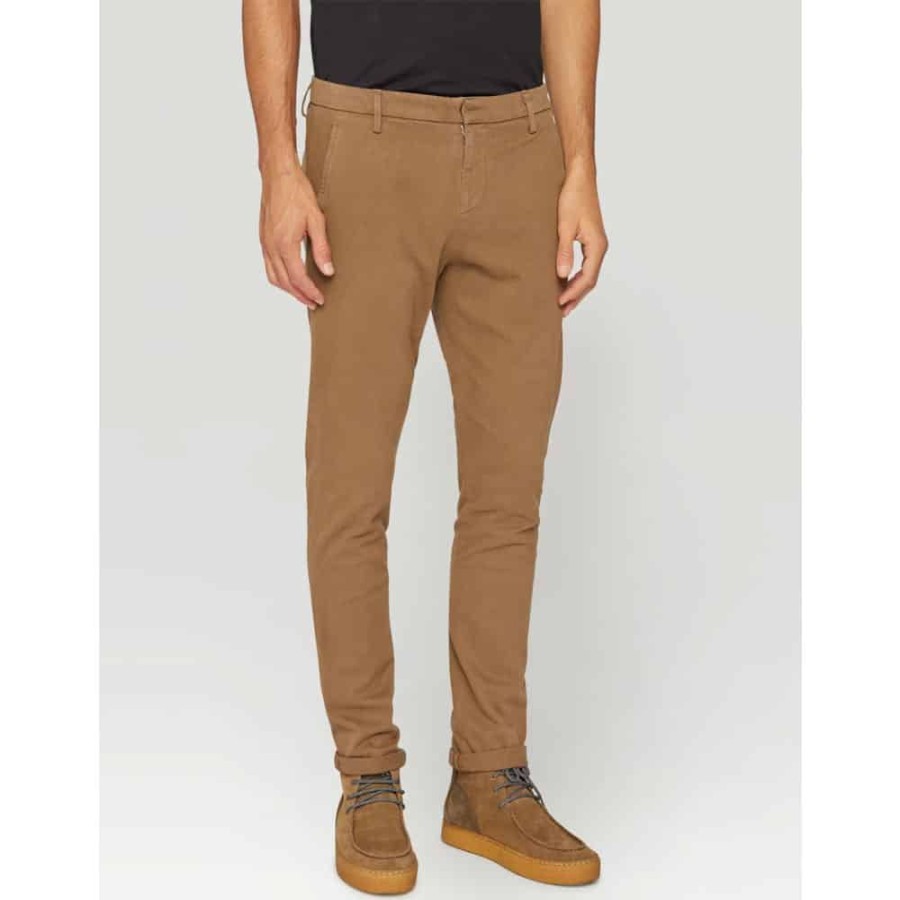 Herren Dondup MEN Bukser | Dondup - Ral Chinos Brun