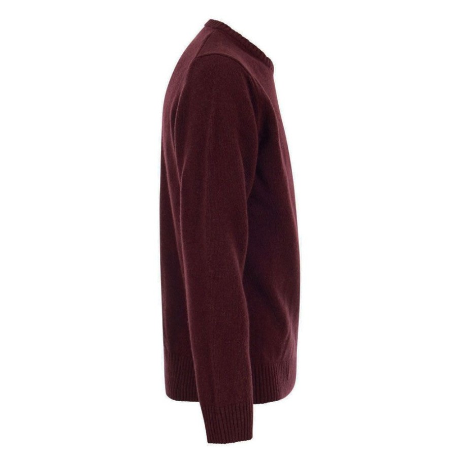 Herren Paul & Shark Strik | Paul & Shark- Knit Pullover Bordeaux