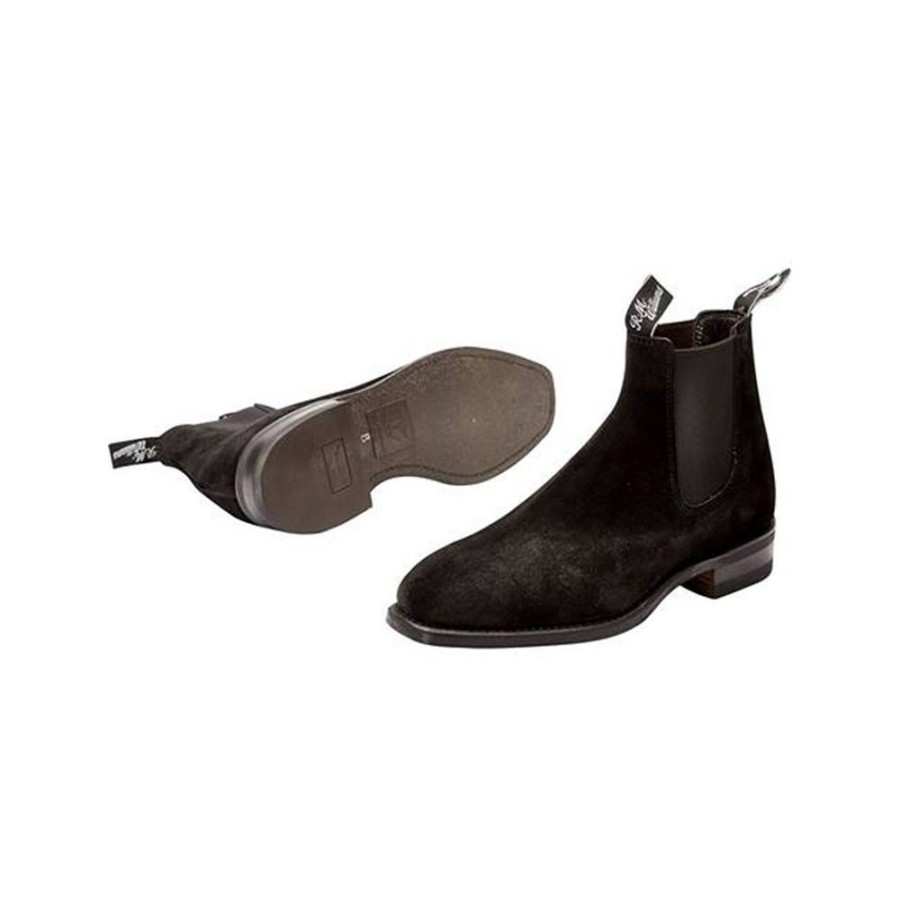 Herren R.M Williams Stovler | R.M. Williams - Suede Boots Sort