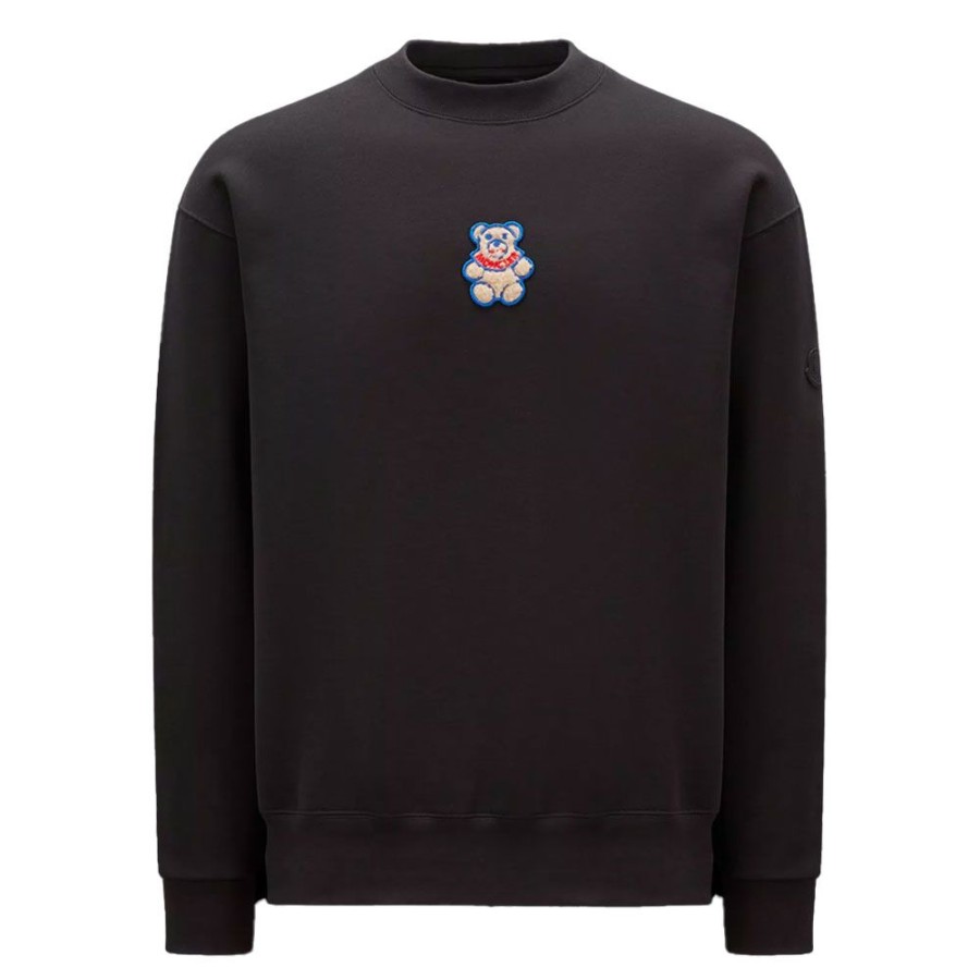 Herren MONCLER HERRE Sweatshirts | Moncler - Sweatshirt Sort