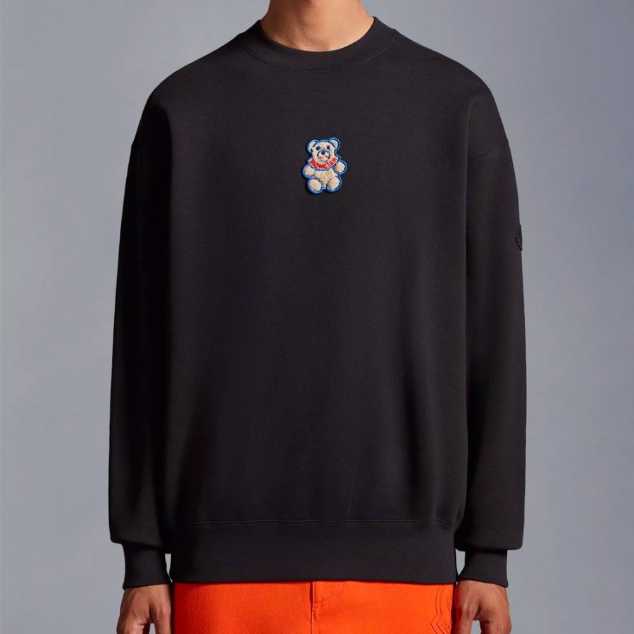 Herren MONCLER HERRE Sweatshirts | Moncler - Sweatshirt Sort