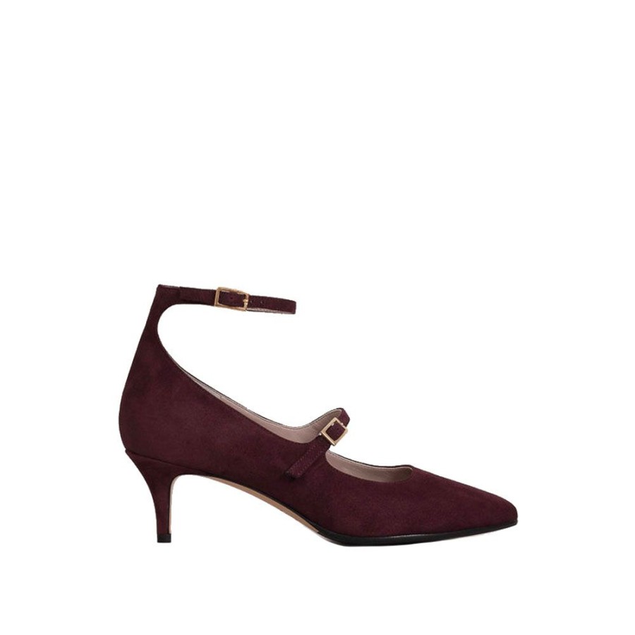 Dame Roccamore Pumps | Roccamore - Coco Sandals Burgundy