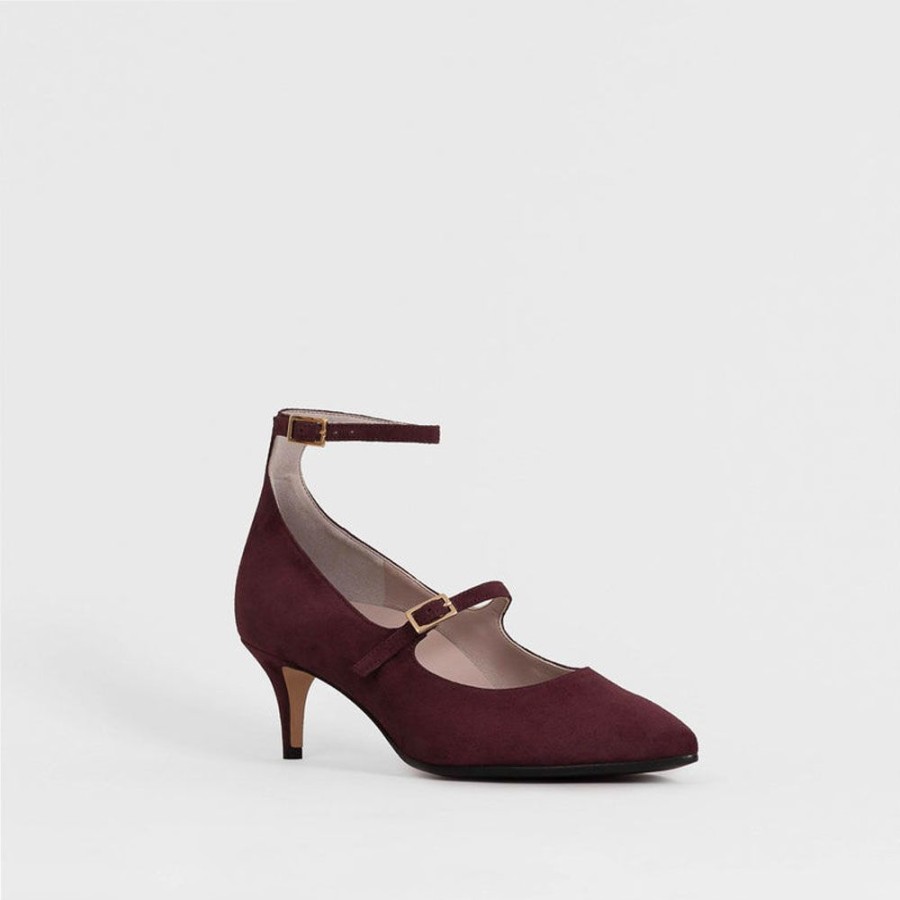 Dame Roccamore Pumps | Roccamore - Coco Sandals Burgundy