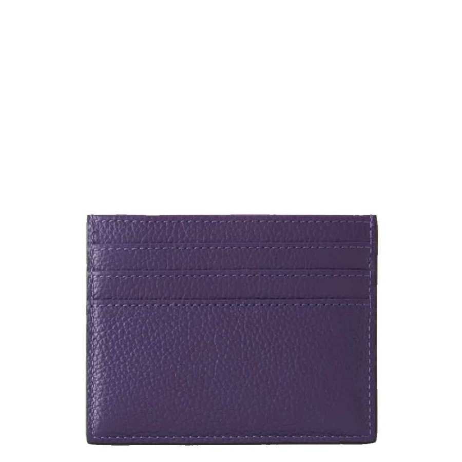 Dame Mulberry Punge | Mulberry - Zipped Card Slip, Amethyst