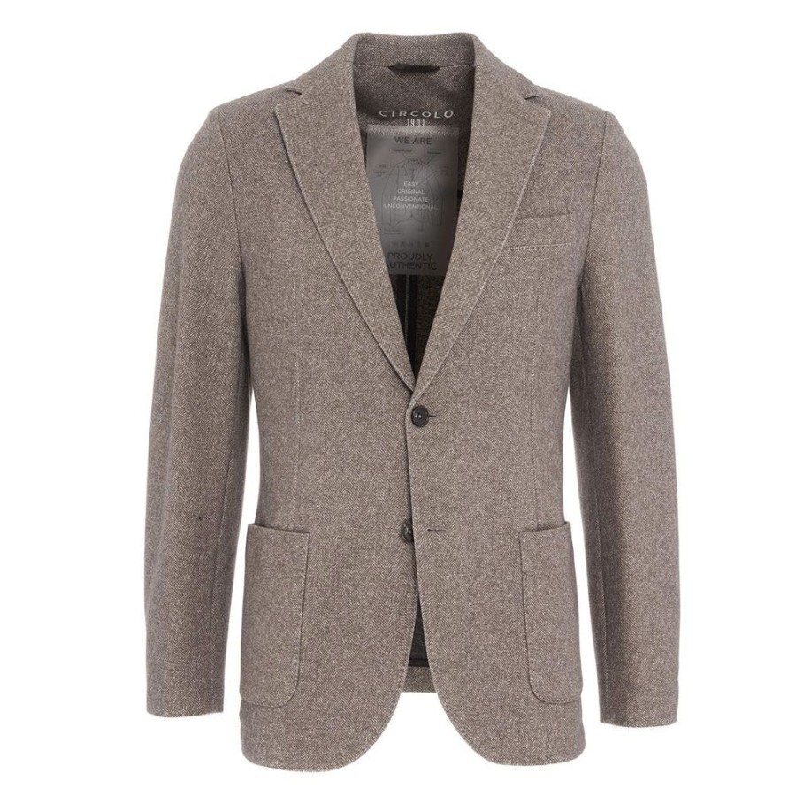 Herren Circolo Blazer | Circolo - Blazer Brun Sildeben