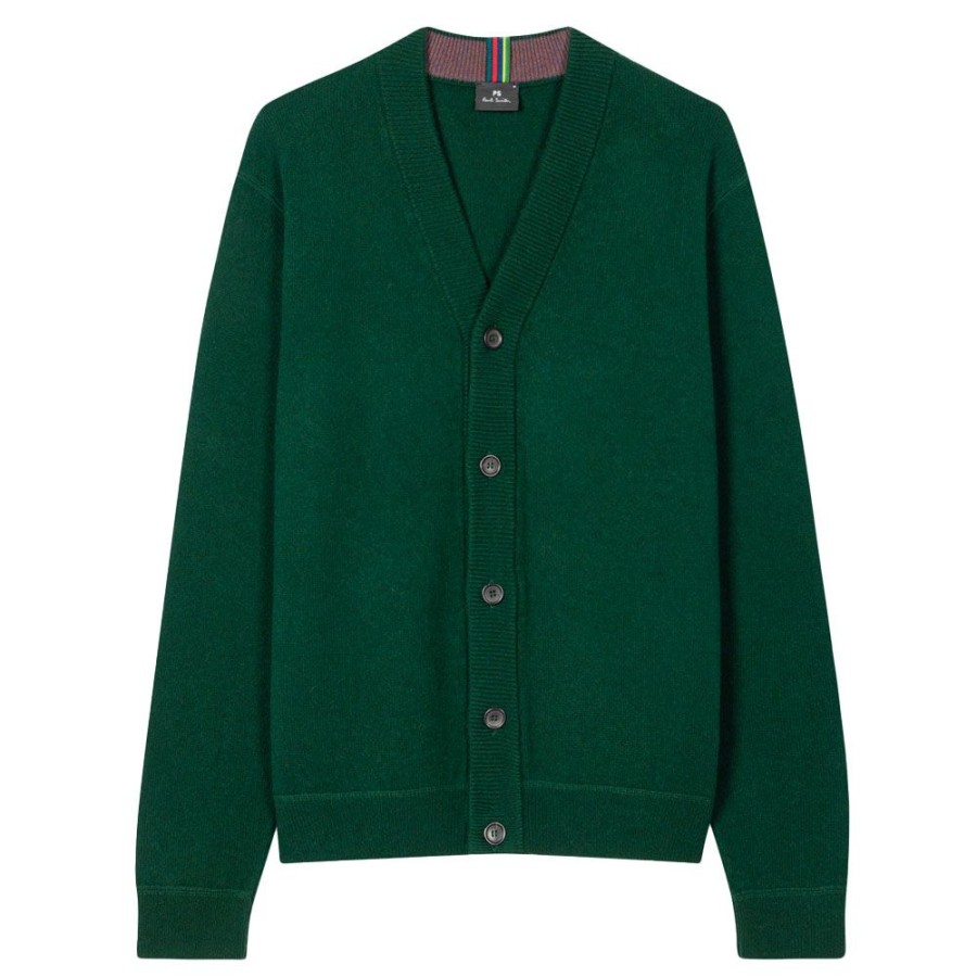 Herren Paul Smith Cardigan | Ps Paul Smith - Cardigan Mork Gron