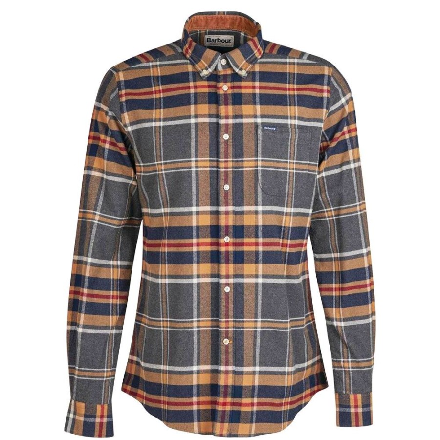 Herren BARBOUR HERRE Skjorter | Barbour - Ronan Check Shirt Ternet