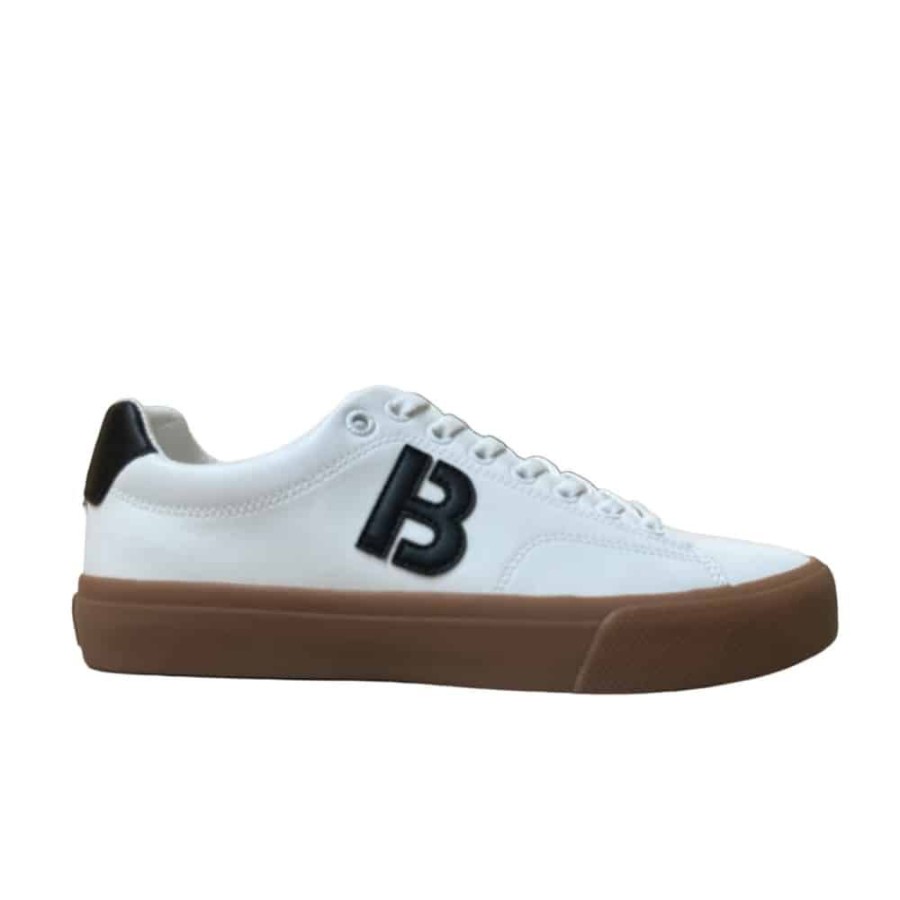 Herren BOSS Sneakers | Boss - Aiden_Tenn_Ltb Sneakers Hvid