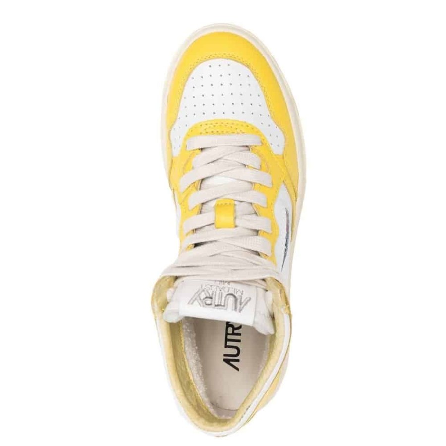 Dame Autry Sneakers | Autry - Medalist Mid Sneakers Gul