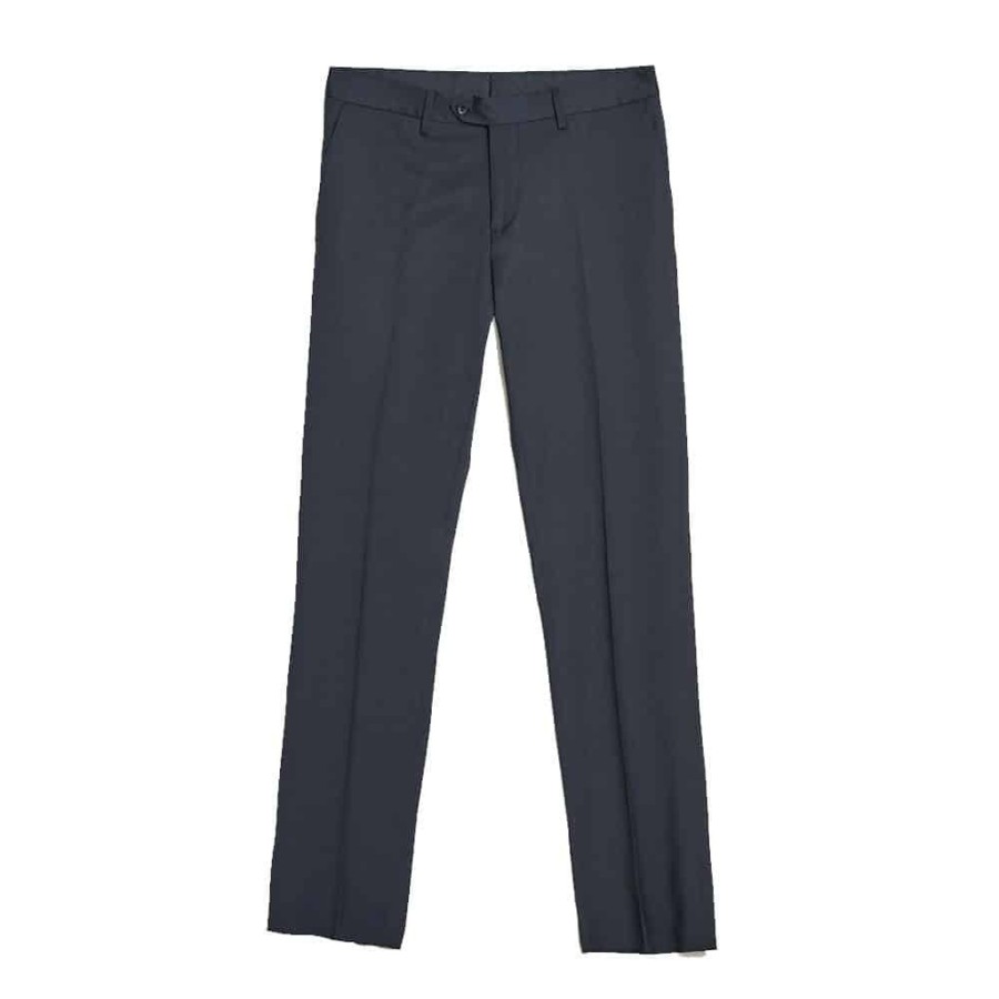 Herren LARDINI Bukser | Lardini - Wool Trousers Navy