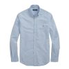 Herren RALPH LAUREN Skjorter | Ralph Lauren - Slim Fit Oxford Shirt Lys Bla