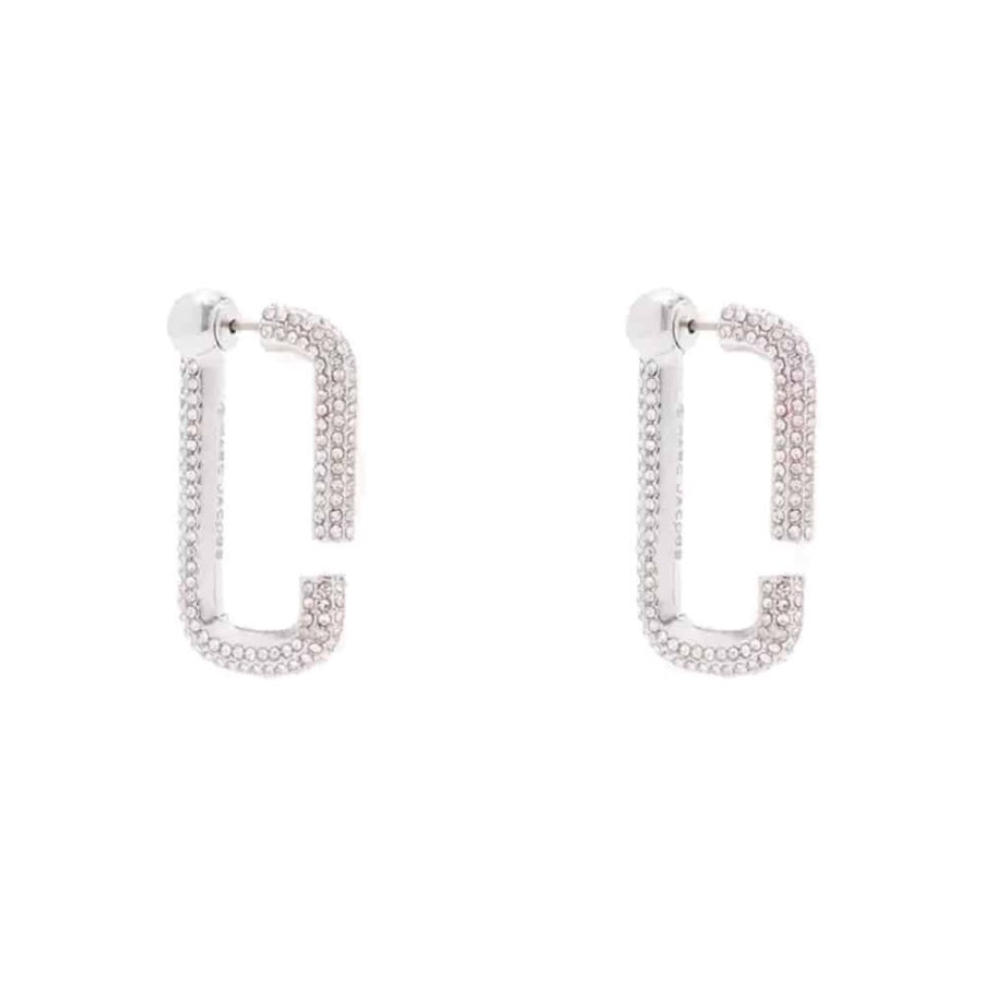 Dame Marc Jacobs Oreringe | Marc Jacobs - Pave Hoops, Crystal/Silver