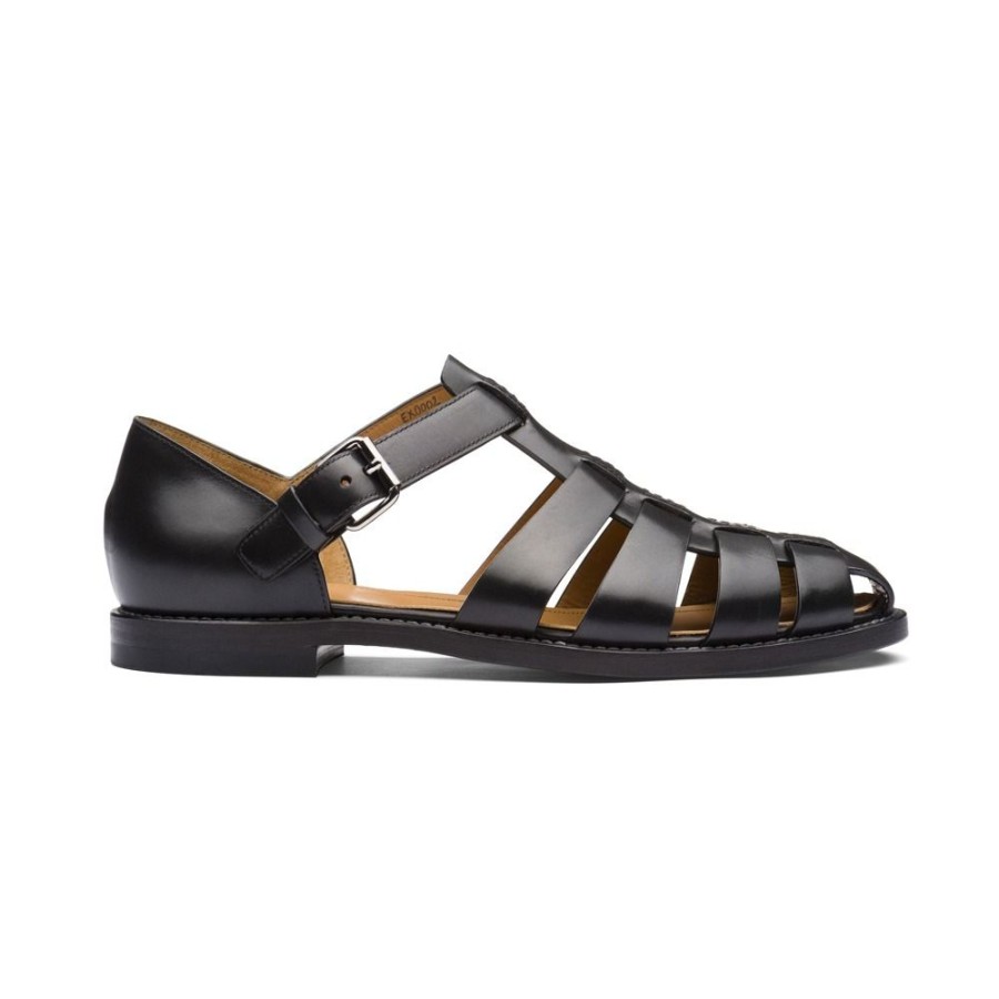 Herren Churchs Sandaler | Church'S - Fischerman Sandals Sort