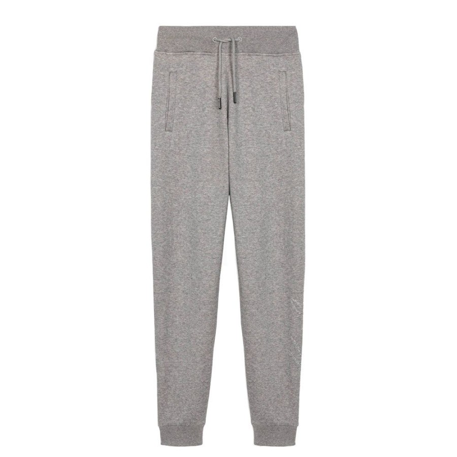 Dame Karl Lagerfeld Bukser | Karl Lagerfeld - Sweatpants Med Pallietter Gra