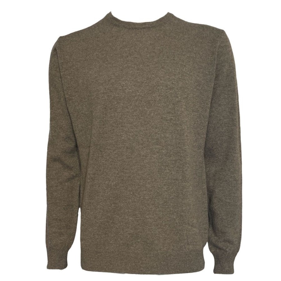 Herren Ferrante Strik | Ferrante - Pullover Knit Brun