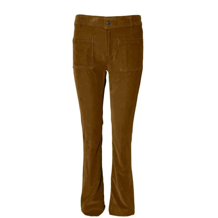 Dame Dondup Bukser | Dondup - Newmolly Pants Brun