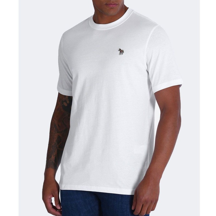 Herren Paul Smith T-Shirts | Ps By Paul Smith - T-Shirt Hvid