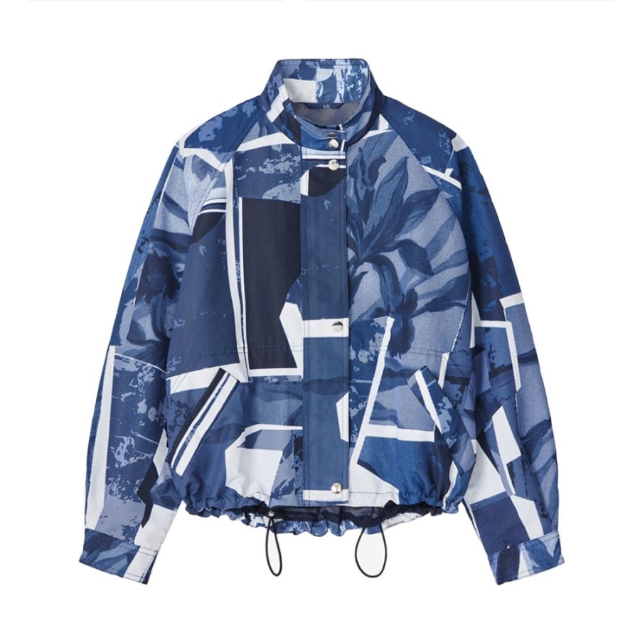 Dame Kenzo Overtoj | Kenzo - Printed Windbreaker Bla