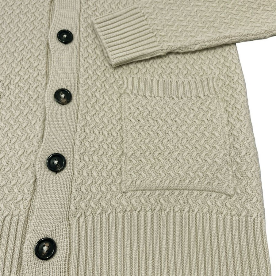 Herren Circolo Cardigan | Circolo - Cardigan Lys Beige