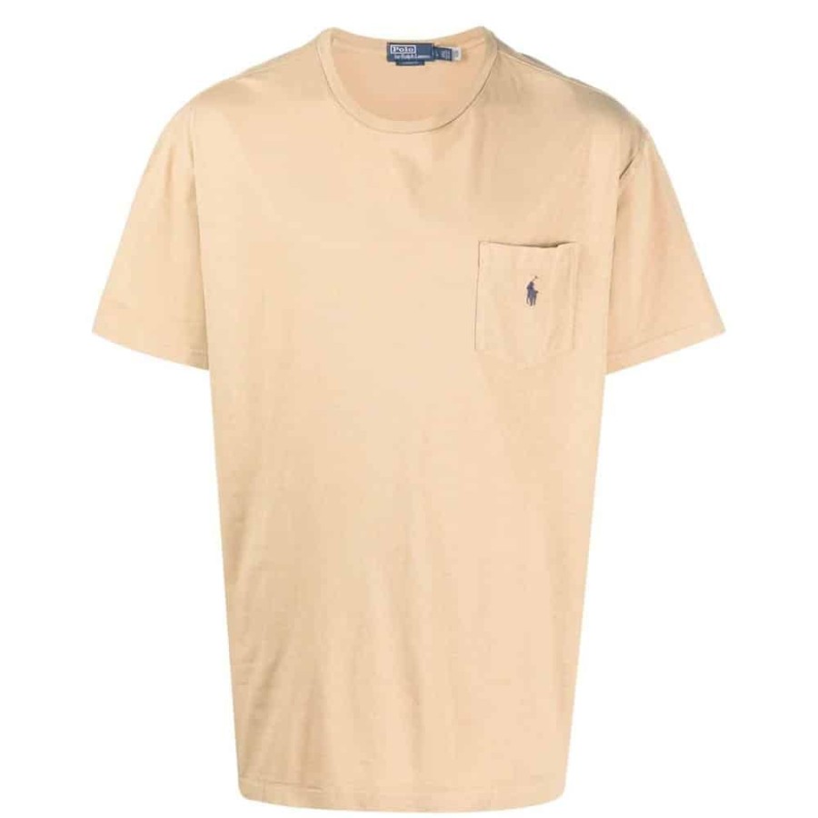 Herren RALPH LAUREN T-Shirts | Ralph Lauren - T-Shirt Khaki