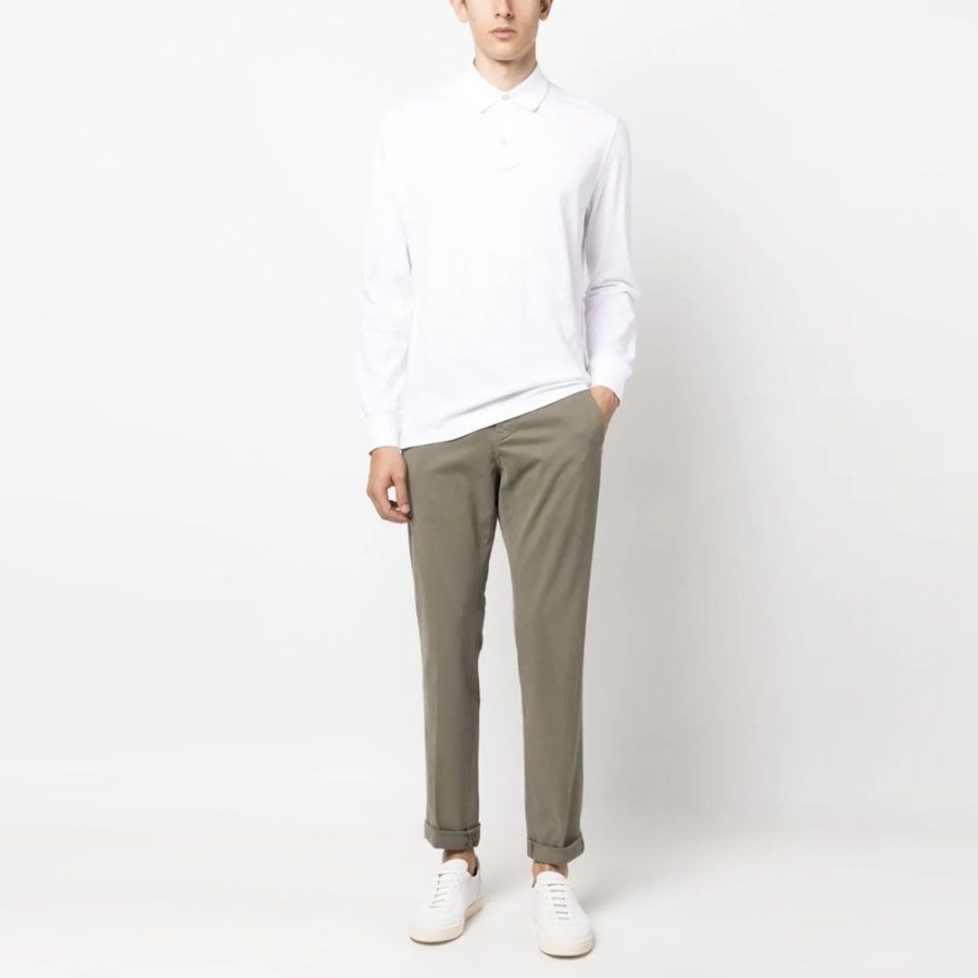 Herren Dondup MEN Bukser | Dondup - Gaubert Chinos Gra Gron