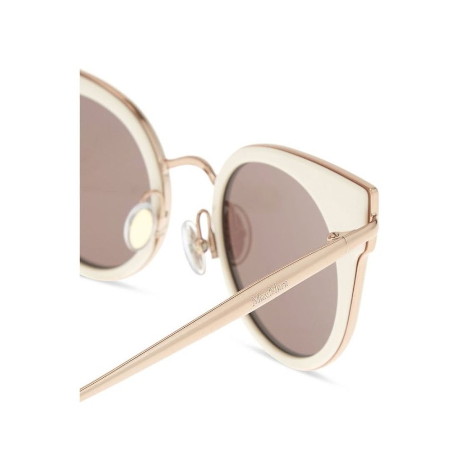 Dame MaxMara Solbriller | Max Mara - Ilde1 Solbriller, Cream