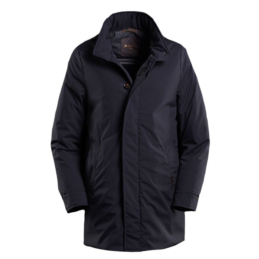 Herren MooRER Overtoj | Moorer - Bracci Coat Navy