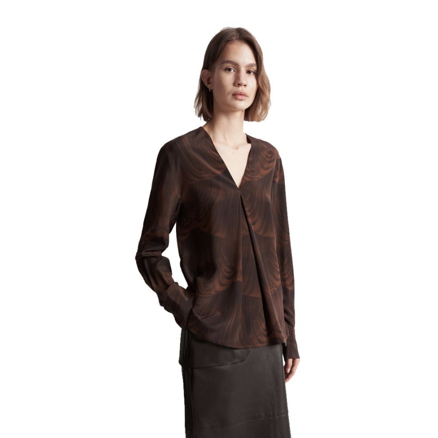 Dame Tiger of Sweden Bluser | Tiger Of Sweden - Kasia Si Bluse Rust