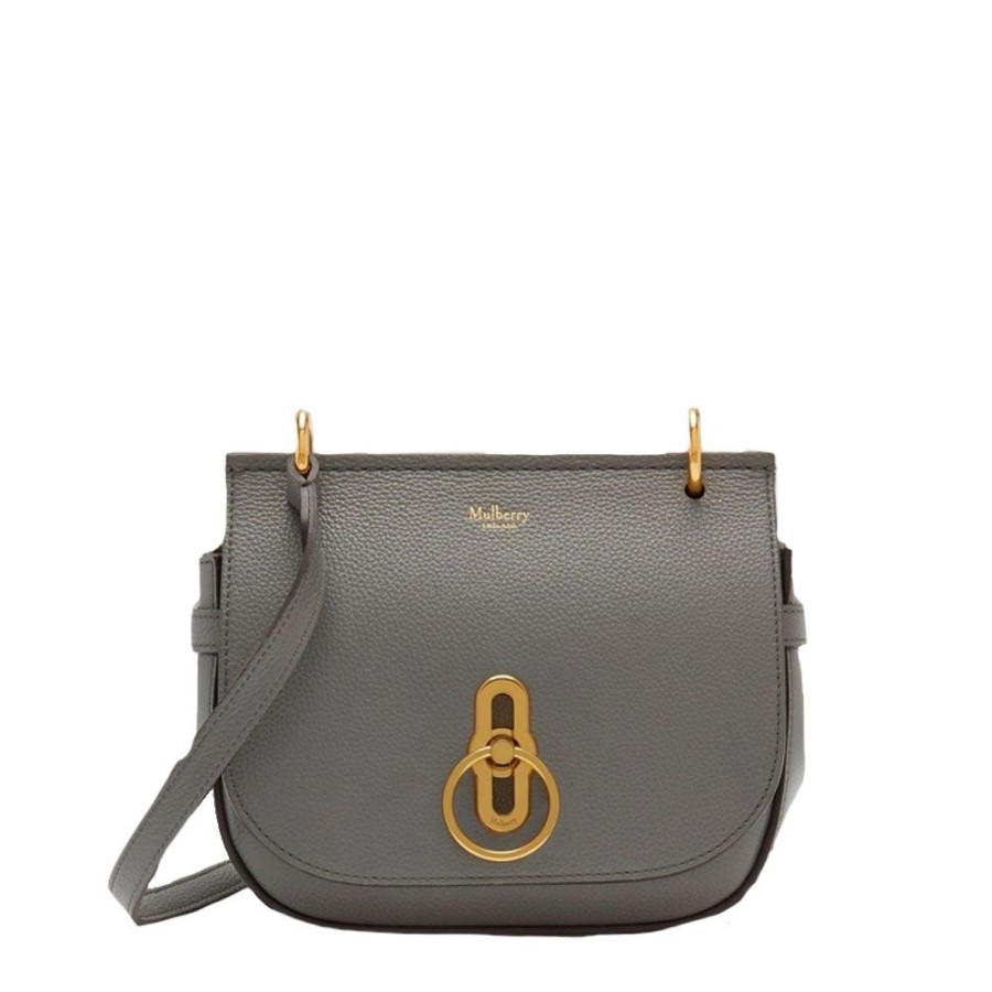 Dame Mulberry Tasker | Mulberry - Small Amberley Satchel, Charcoal