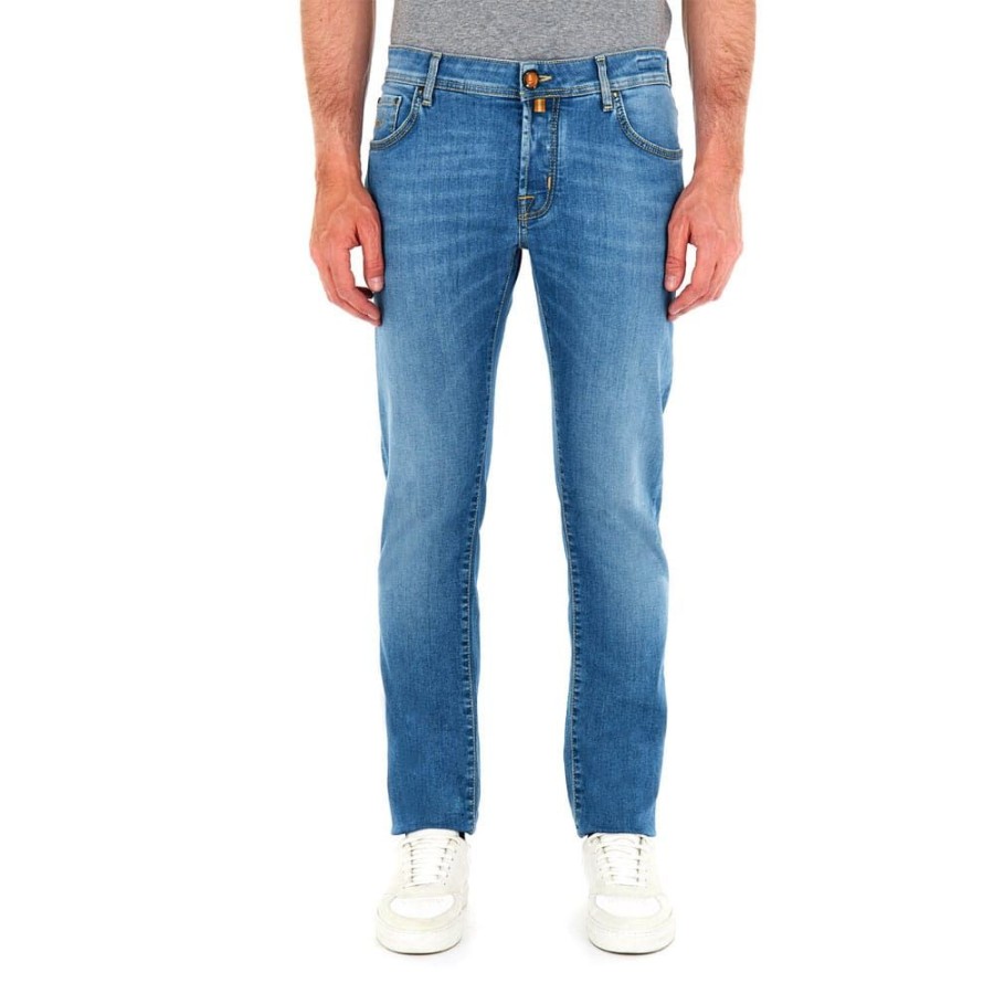 Herren Jacob Cohu00ebn MEN Jeans | Jacob Cohu00Ebn - Nick Slim Jeans Lys Bla